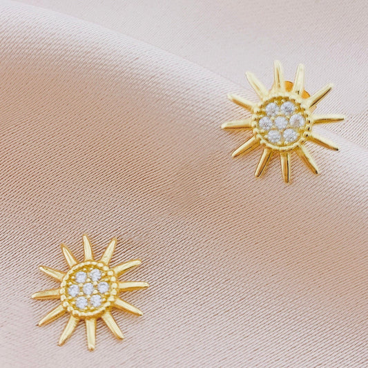 925 Silver Sunshine Stud Earring