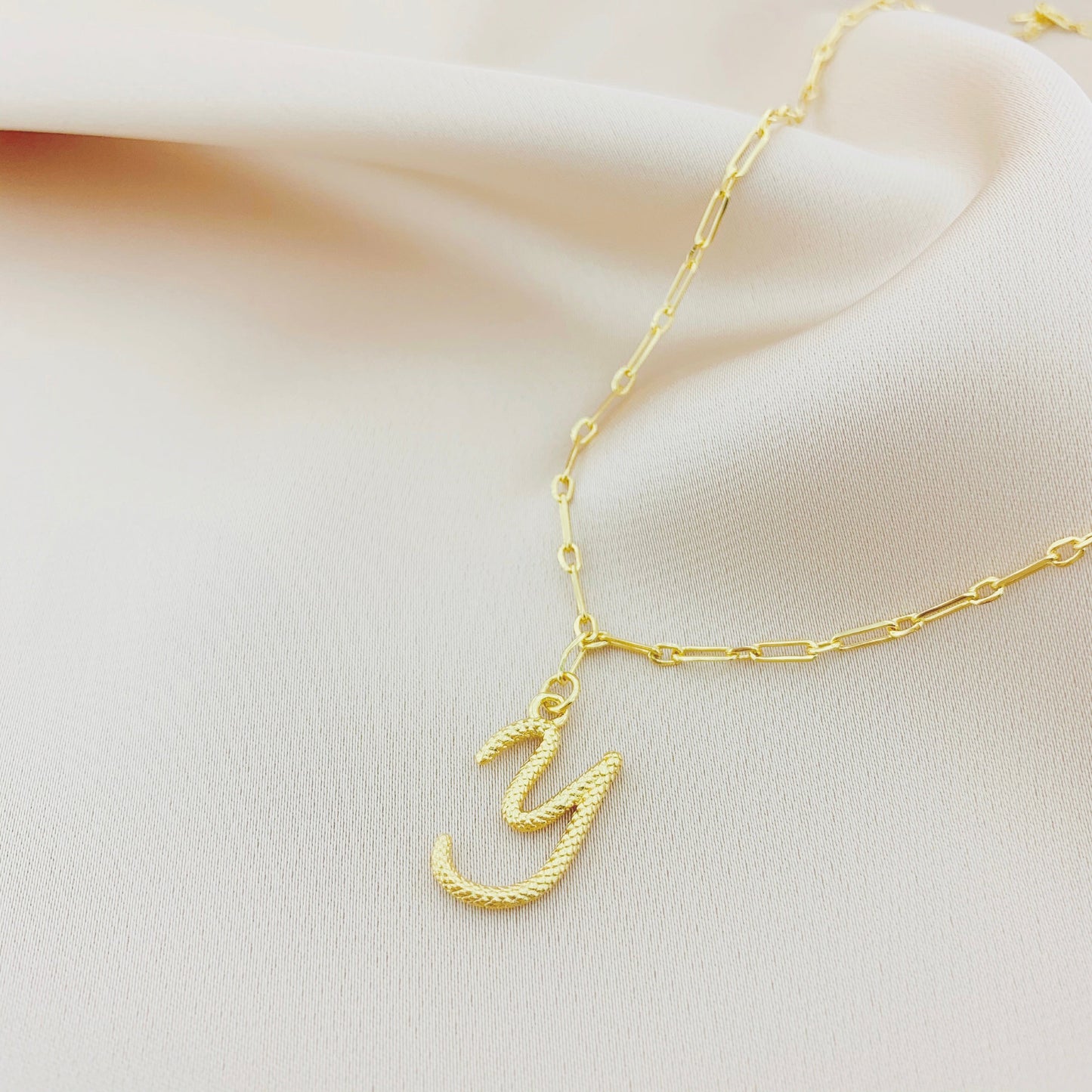 Women's Pendant Initial Letter Necklace