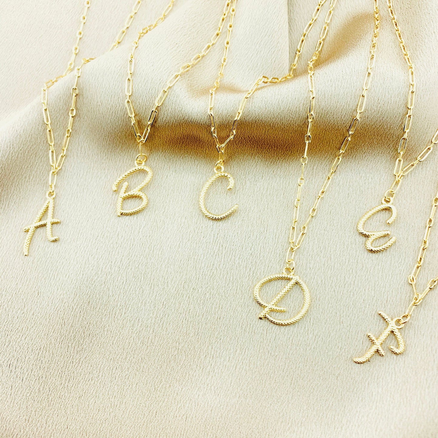 Women's Pendant Initial Letter Necklace