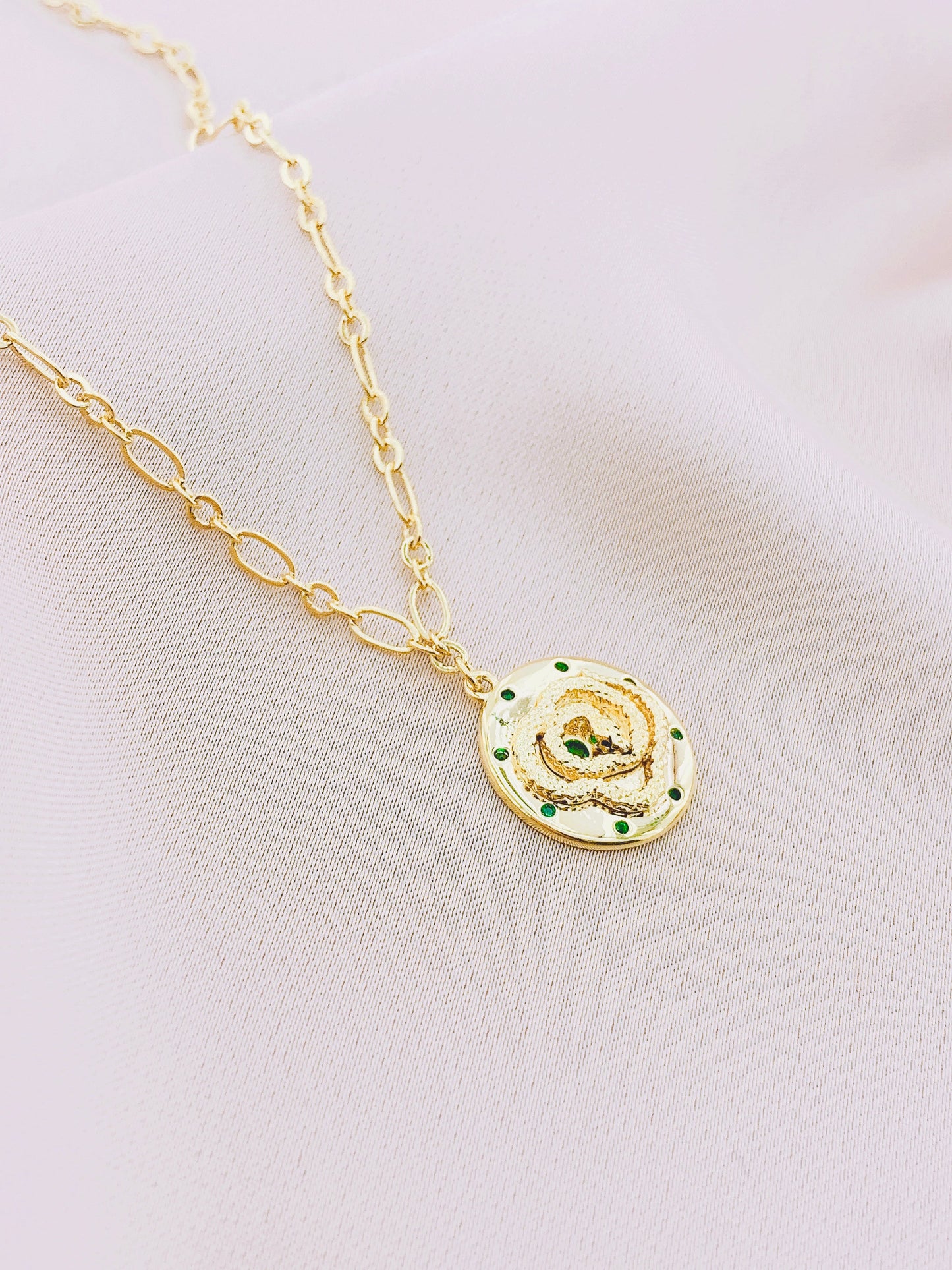 Women's CZ Snake Necklace