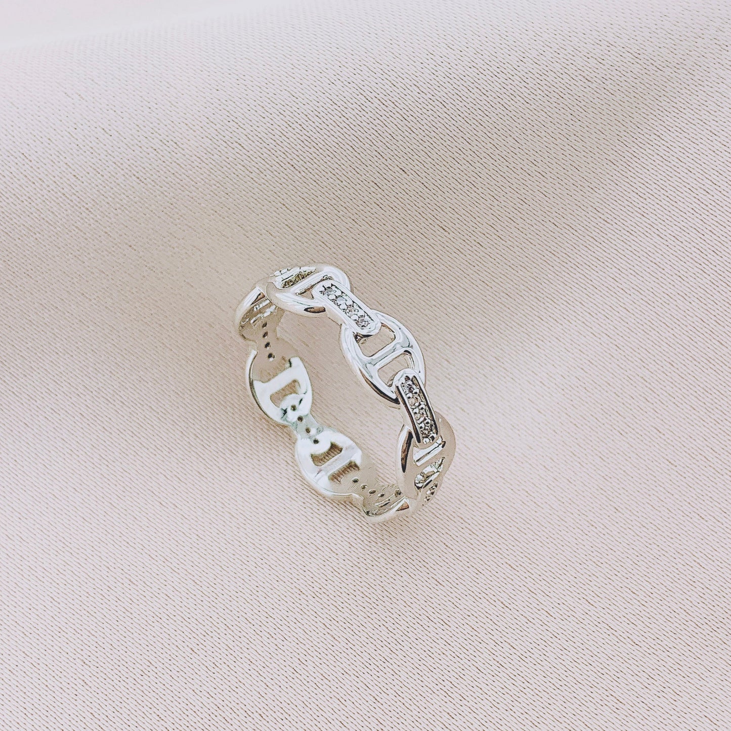 925 Silver CZ Ring