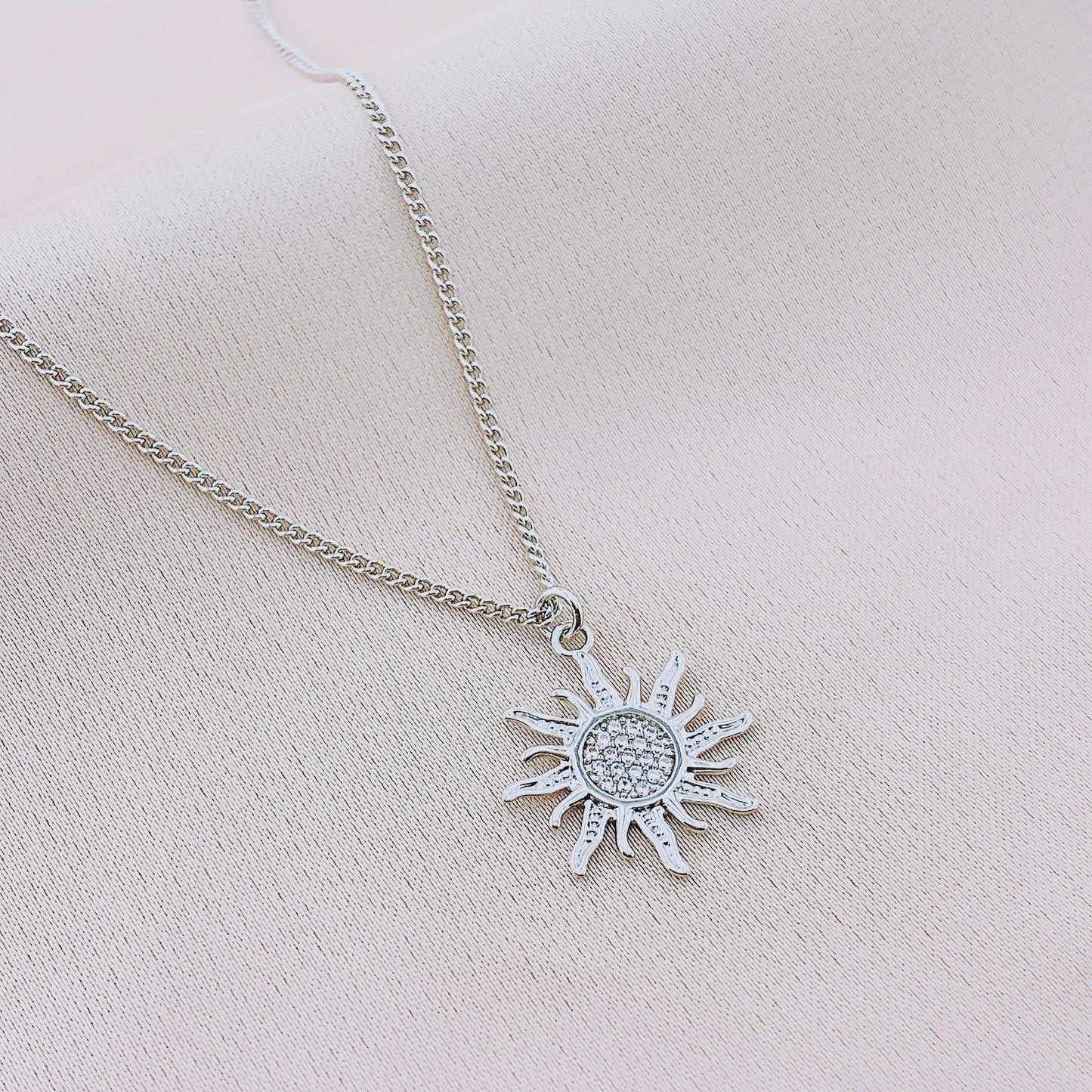 Women's CZ Sunshine Necklace