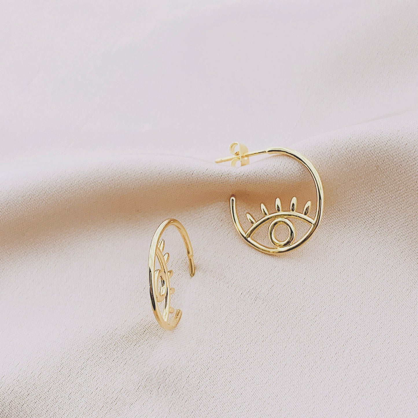 Women's Fashion Evil eye Hoop Earring