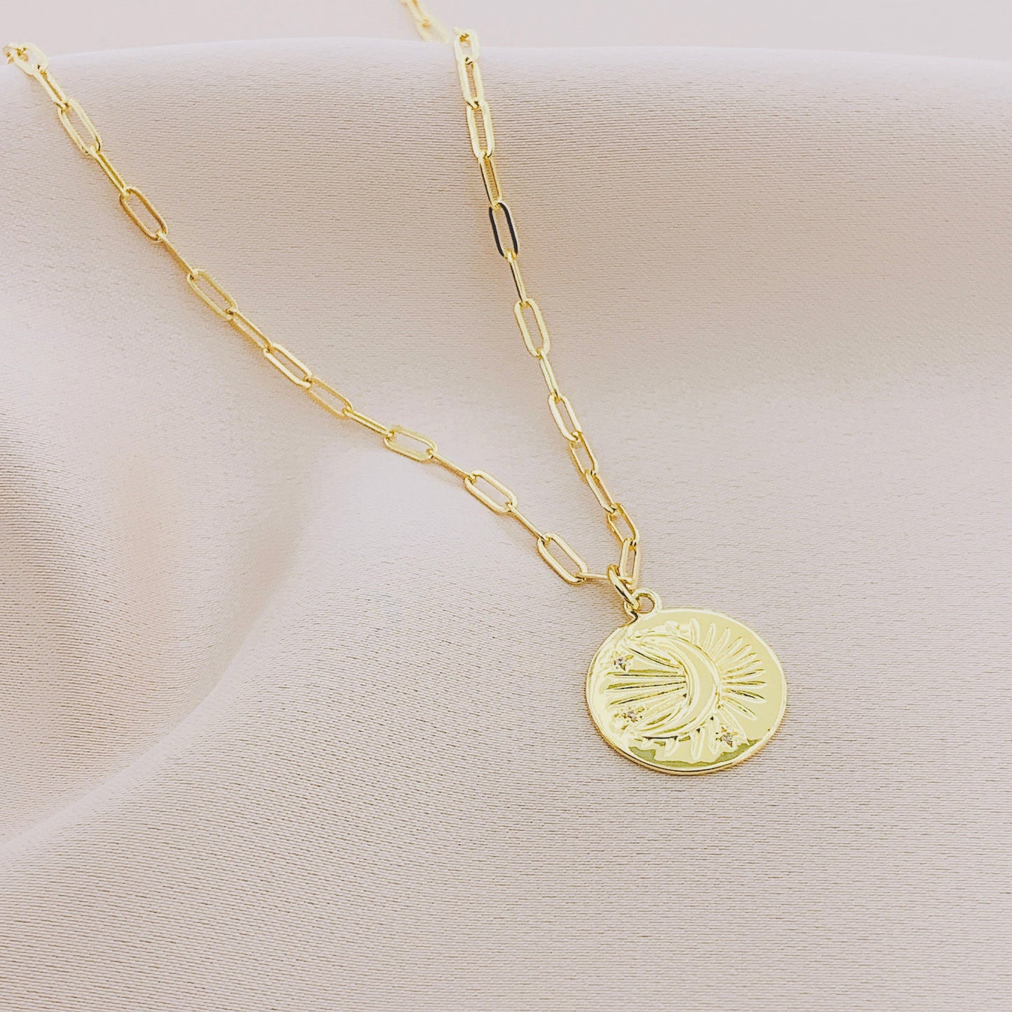 Women's Crescent Moon Necklace